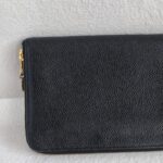 Chanel Wallet Black Grained Calfskin with Gold Hardware #RURS-8 - Image 5