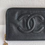 Chanel Wallet Black Grained Calfskin with Gold Hardware #RURS-8 - Image 3