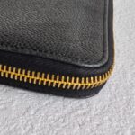 Chanel Wallet Black Grained Calfskin with Gold Hardware #RURS-8 - Image 15