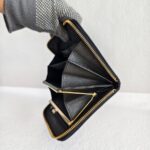 Chanel Wallet Black Grained Calfskin with Gold Hardware #RURS-8 - Image 7