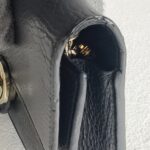 Gucci WOC Interlocking Wallet On Chain Black Calf Leather with Gold Hardware #RURY-5 - Image 7