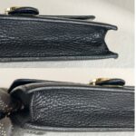Gucci WOC Interlocking Wallet On Chain Black Calf Leather with Gold Hardware #RURY-5 - Image 10