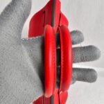 Hermes Birkin 30CM Bi-color Rouge Tomate/Tabac-Camel Clemence Leather with Palladium-Plated Hardware #RUOO-1 - Image 27