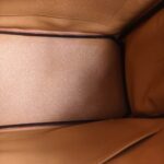 Hermes Birkin 30CM Bi-color Rouge Tomate/Tabac-Camel Clemence Leather with Palladium-Plated Hardware #RUOO-1 - Image 43