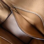 Hermes Birkin 30CM Bi-color Rouge Tomate/Tabac-Camel Clemence Leather with Palladium-Plated Hardware #RUOO-1 - Image 32