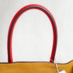 Hermes Birkin 30CM Bi-color Rouge Tomate/Tabac-Camel Clemence Leather with Palladium-Plated Hardware #RUOO-1 - Image 24