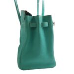 Hermes Birkin 35cm Turquoise Togo Leather with Palladium Plated Hardware #RELE-1 - Image 4