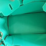 Hermes Birkin 35cm Turquoise Togo Leather with Palladium Plated Hardware #RELE-1 - Image 16