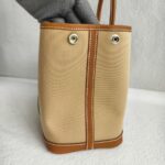 Hermes Garden Party 30cm Brown Canvas with Leather and Palladium Hardware #RUSY-2 - Image 8