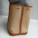 Hermes Garden Party 30cm Brown Canvas with Leather and Palladium Hardware #RUSY-2 - Image 7