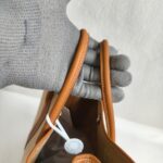 Hermes Garden Party 30cm Brown Canvas with Leather and Palladium Hardware #RUSY-2 - Image 22