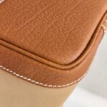 Hermes Garden Party 30cm Brown Canvas with Leather and Palladium Hardware #RUSY-2 - Image 12