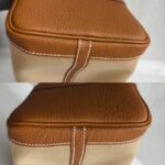 Hermes Garden Party 30cm Brown Canvas with Leather and Palladium Hardware #RUSY-2 - Image 15