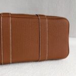 Hermes Garden Party 30cm Brown Canvas with Leather and Palladium Hardware #RUSY-2 - Image 10