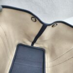 Hermes Garden Party 36cm Navy Blue/Beige Canvas with Leather and Palladium Hardware #RUSY-1 - Image 28