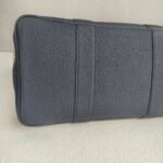 Hermes Garden Party 36cm Navy Blue/Beige Canvas with Leather and Palladium Hardware #RUSY-1 - Image 10