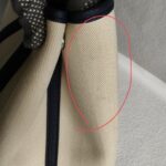 Hermes Garden Party 36cm Navy Blue/Beige Canvas with Leather and Palladium Hardware #RUSY-1 - Image 23