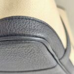 Hermes Garden Party 36cm Navy Blue/Beige Canvas with Leather and Palladium Hardware #RUSY-1 - Image 14