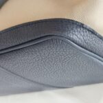 Hermes Garden Party 36cm Navy Blue/Beige Canvas with Leather and Palladium Hardware #RUSY-1 - Image 13