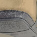 Hermes Garden Party 36cm Navy Blue/Beige Canvas with Leather and Palladium Hardware #RUSY-1 - Image 12