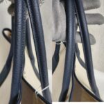 Hermes Garden Party 36cm Navy Blue/Beige Canvas with Leather and Palladium Hardware #RUSY-1 - Image 21