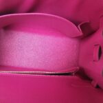 Hermes Kelly ll Sellier 25cm Rose Pourpre Epsom Leather with Palladium Plated Hardware #RCEY-1 - Image 26