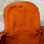 Hermes Lindy 34 Orange Clemence Leather with Palladium-plated Hardware #RUST-1 - Image 36
