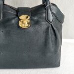 LV Cirrus PM Black Mahina Calf Leather with Gold Hardware Bag #RCEK-5 - Image 4