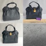 LV Cirrus PM Black Mahina Calf Leather with Gold Hardware Bag #RCEK-5 - Image 2