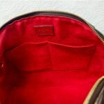 LV Retiro Brown Monogram Coated Canvas with Red Leather and Gold Hardware #RCLU-1 - Image 32
