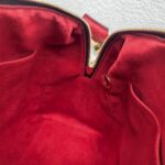 LV Retiro Brown Monogram Coated Canvas with Red Leather and Gold Hardware #RCLU-1 - Image 30