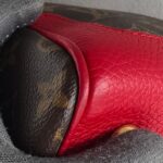 LV Retiro Brown Monogram Coated Canvas with Red Leather and Gold Hardware #RCLU-1 - Image 13