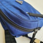 Prada 2VL001 Waist/Bumbag Blue Nylon with Silver Hardware #RCEC-3 - Image 15