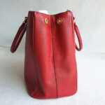 Prada Lux Large Red Saffiano Leather with Gold Hardware #RCEE-4 - Image 9