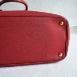 Prada Lux Large Red Saffiano Leather with Gold Hardware #RCEE-4 - Image 11