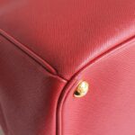 Prada Lux Large Red Saffiano Leather with Gold Hardware #RCEE-4 - Image 12