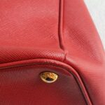 Prada Lux Large Red Saffiano Leather with Gold Hardware #RCEE-4 - Image 14