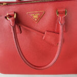 Prada Lux Large Red Saffiano Leather with Gold Hardware #RCEE-4 - Image 20
