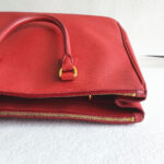 Prada Lux Large Red Saffiano Leather with Gold Hardware #RCEE-4 - Image 24