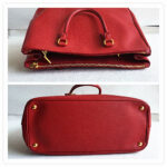 Prada Lux Large Red Saffiano Leather with Gold Hardware #RCEE-4 - Image 22