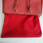 Prada Lux Large Red Saffiano Leather with Gold Hardware #RCEE-4 - Image 36