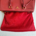 Prada Lux Large Red Saffiano Leather with Gold Hardware #RCEE-4 - Image 37