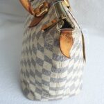 LV Saleya PM Damier Azur Coated Canvas with Gold Hardware #RURO-1 - Image 8