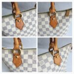 LV Saleya PM Damier Azur Coated Canvas with Gold Hardware #RURO-1 - Image 23
