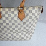LV Saleya PM Damier Azur Coated Canvas with Gold Hardware #RURO-1 - Image 4