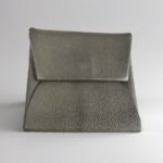 Hermes Coin /Bastia Change Purse Dark Grey Clemence Leather #RCLR-8