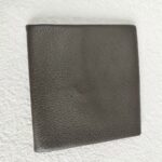 Hermes Coin /Bastia Change Purse Dark Grey Clemence Leather #RCLR-8 - Image 2