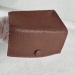 Hermes Coin /Card Purse Brown Mysore Leather #RUUS-27 - Image 2