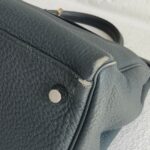 Hermes Kelly 32 Grey Clemence Leather with Palladium Plated Hardware #RCEC-1 - Image 16