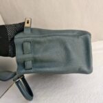 Hermes Kelly 32 Grey Clemence Leather with Palladium Plated Hardware #RCEC-1 - Image 10